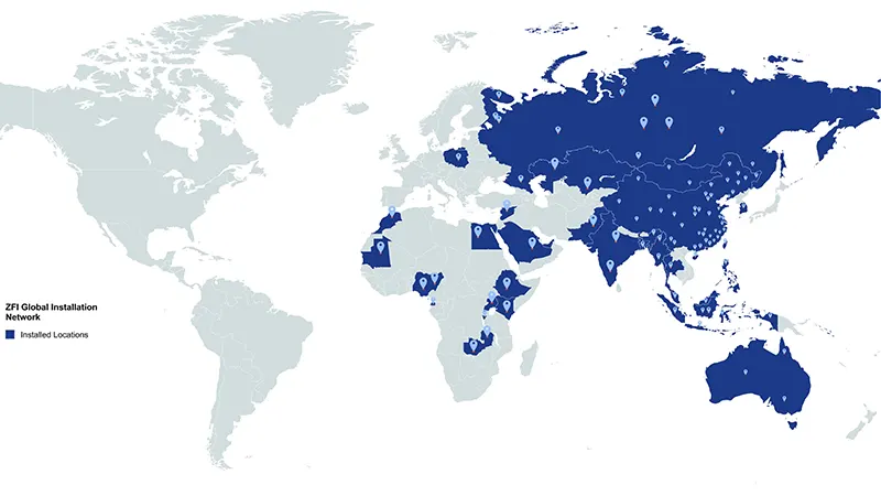 ZFI global installation network for rotary labeling machine solutions